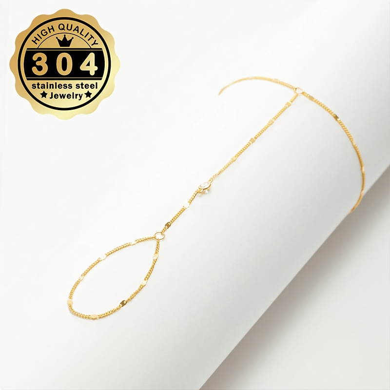 Women's Interlocking Bracelet in 304 Stainless Steel
